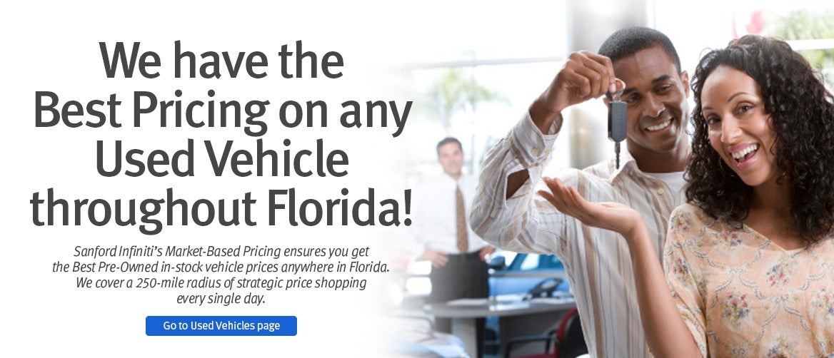 Best pricing on any used vehicle throughout florida